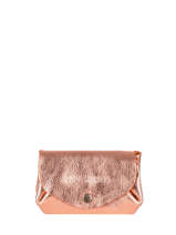 Portemonnee Leder Paul marius Roze vintage GUSTAVE